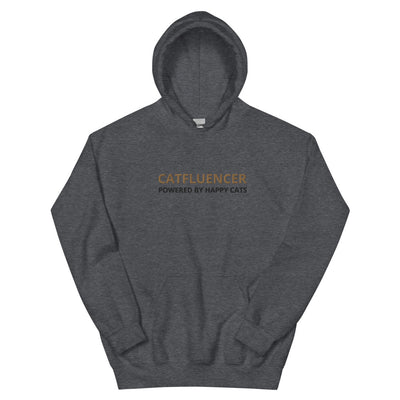Luchtige Catfluencer Hoodie met geborduurd logo