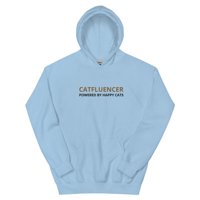 Luchtige Catfluencer Hoodie met geborduurd logo